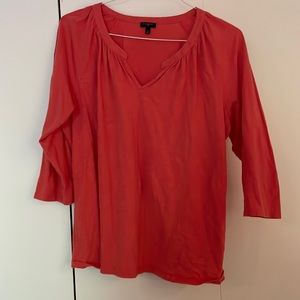 Orange 3/4 sleeve top